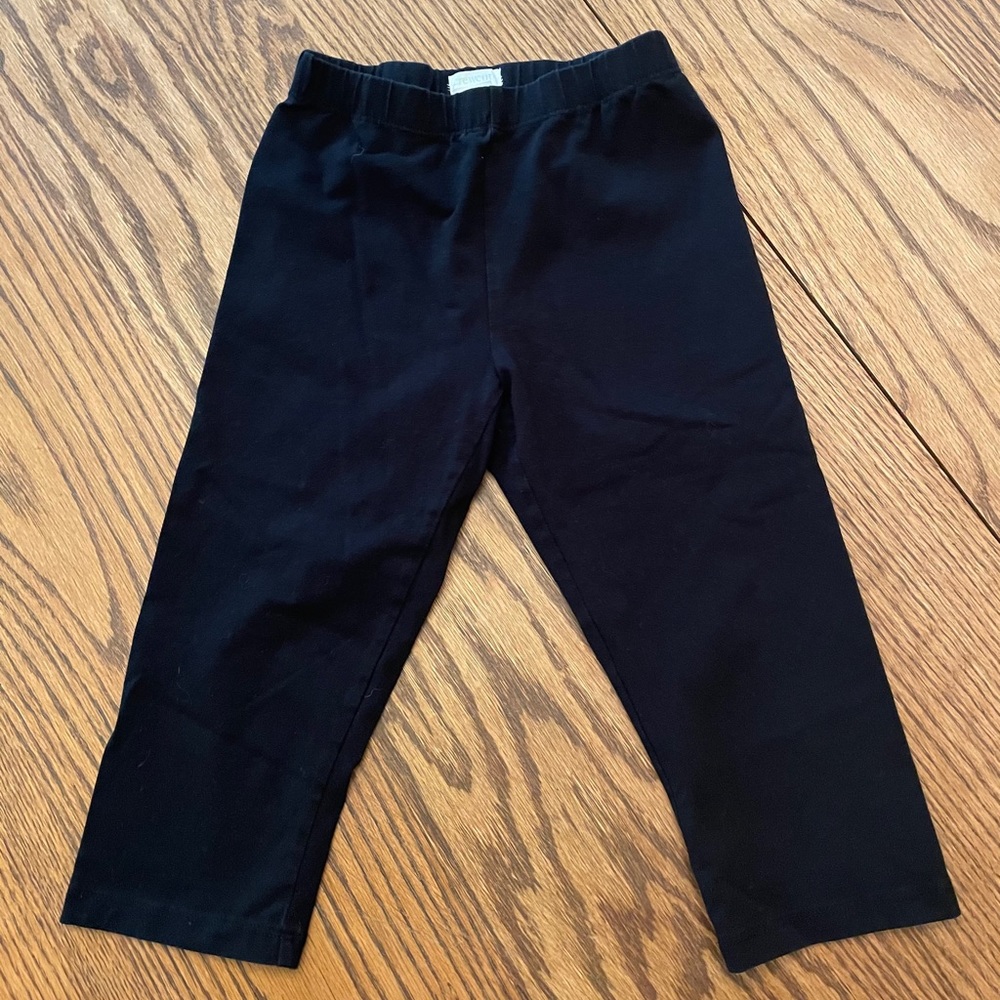 Crewcut Black Girls Capris size 8